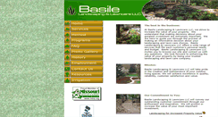 Desktop Screenshot of basilelandscaping.com